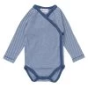 Wickelbody Langarm Blau/weiß Gestreift Body Bio-Baumwolle -Baby Produkte Geschäft people wickelbody la blau 1280x1280