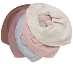 Pippi Halstücher 5er Set Rosenholz + Sand