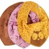 Pippi 3er Set Halstücher Waldtiere Maisgelb Eule, Reh + Häschen -Baby Produkte Geschäft pippi halstuch madchen 5352 372 1280x1280