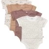 Pippi Kurzarm Bodys 4er Pack Blümchen + Waldtiere Nougat/creme -Baby Produkte Geschäft pippi madchen kurzarm body 3820 1280x1280