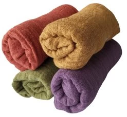 Pippi Babywear Mulltücher Heather Moss 4er Pack Organic Spucktücher