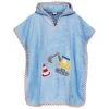 Playshoes Kinder Badeponcho Hellblau Bagger Kapuzen Badeumhang Ökotex100 -Baby Produkte Geschäft playshoes frottee poncho bagger badeponcho 1280x1280