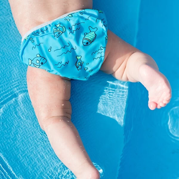 ImseVimse Schwimmwindel Türkis Fische 4 ImseVimse Schwimmwindel Türkis Fische – Bild 2