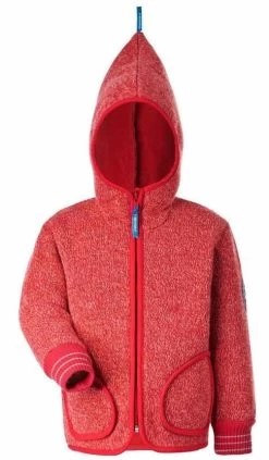Finkid Tonttu Wind Rot Melliert Mädchen Strick Softshelljacke AGU