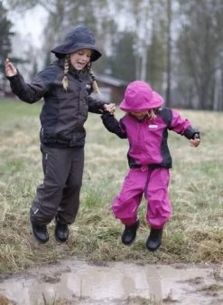 Wilma & Morris Outdoorjacke TYNSET Atmungsaktiv, Farbe Pink/schwarz -Baby Produkte Geschäft wilma morris regenbekleidung kids 1280x1280